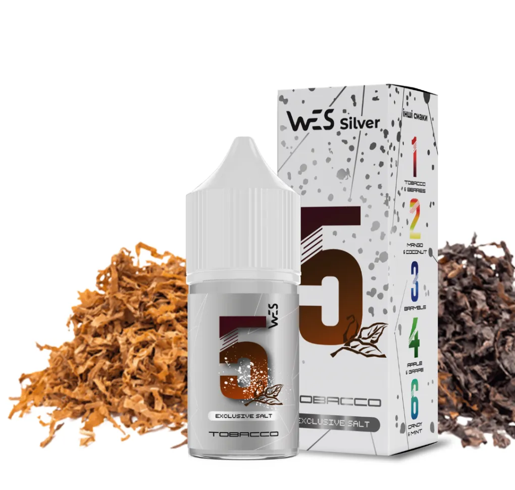 Ароматизатори WES Silver Tobacco 10 мл Ароматизатори WES Silver Tobacco 10 мл