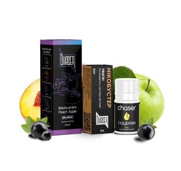 Набір Chaser Black 30 мл 50 мг Blackcurrant Peach Apple