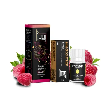 Набір Chaser Black 30 мл 50 мг ENERGY RASPBERRY