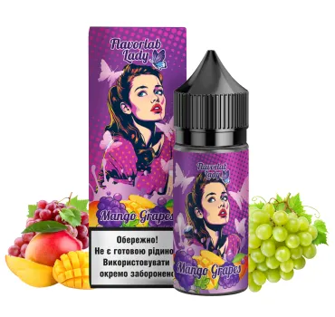 Набір Flavorlab Lady 30 мл 65 мг Манго Виноград