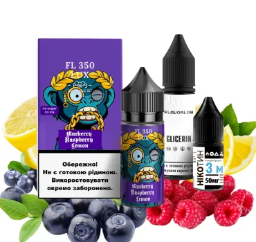 Набір Flavorlab FL350 30 мл 50 мг Чорниця Малина Лимон