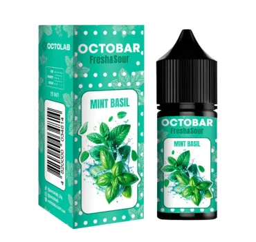 Ароматизатор Octobar Sour & Fresh Mint Basil 15 мл