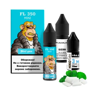 Набір Flavorlab FL 350 Mini 15 мл 50 мг М'ятна Гумка