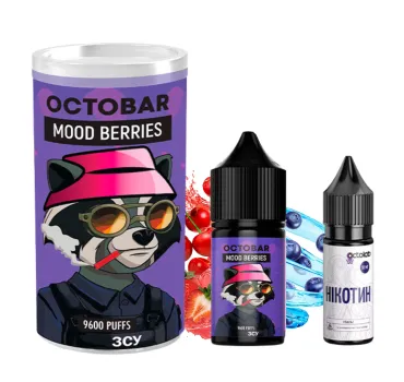 Ароматизатор Octobar TWINS Kiwi Strawberry 15 мл