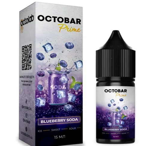 Ароматизатор Octobar Prime Blueberry Soda 15 мл