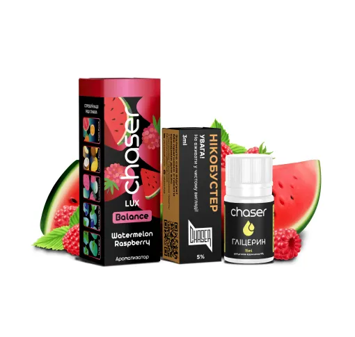 Набір Chaser Lux 30 мл 50 мг WATERMELON RASPBERRY