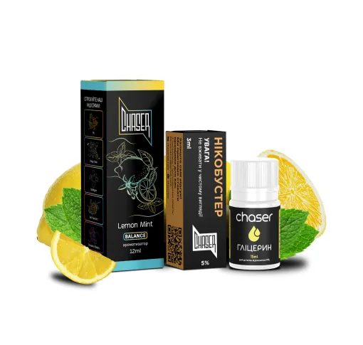 Набір Chaser Black 30 мл 50 мг LEMON MINT