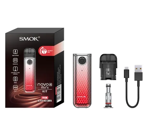Smok Novo 4 Mini Red Stabilizing Wood - Фото 5