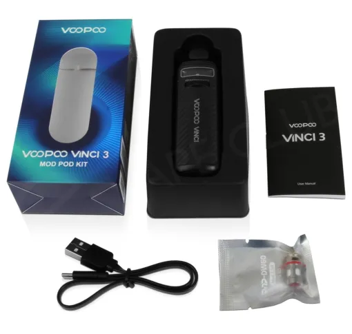 VooPoo Vinci 3 Carbon Fiber Black - Фото 4