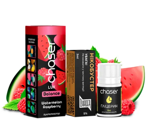 Набір Chaser Lux 30 мл 65 мг WATERMELON RASPBERRY