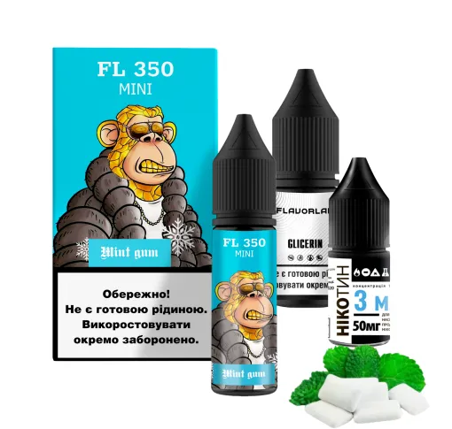 Набір Flavorlab FL 350 Mini 15 мл 50 мг М'ятна Гумка