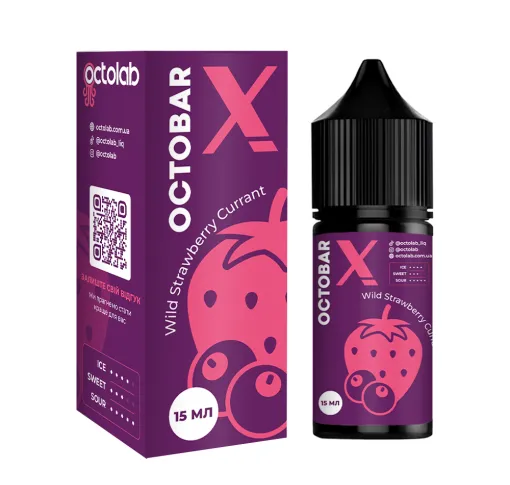 Ароматизатор Octobar X Wild Strawberry Currant 15 мл
